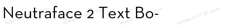 Neutraface 2 Text Bo字体转换